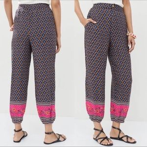 🆕 ANTHROPOLOGIE Smocked Balloon-Leg Pants Joggers
